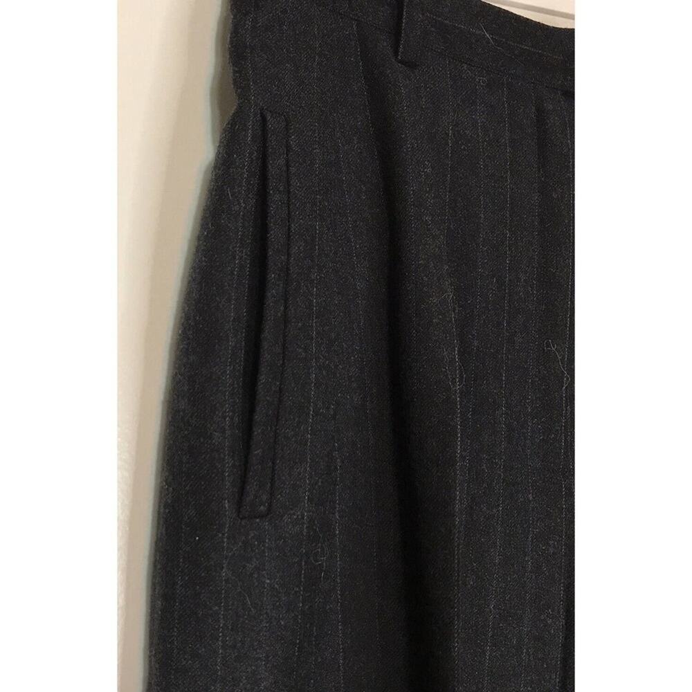 Lauren Ralph Lauren 100% Wool Sz8 Womens Gray Pinstriped Pant Suit - Picture 9 of 9